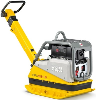 Wytrzymała płyta dolna z żeliwa sferoidalnego w zagęszczarce DPU 5545